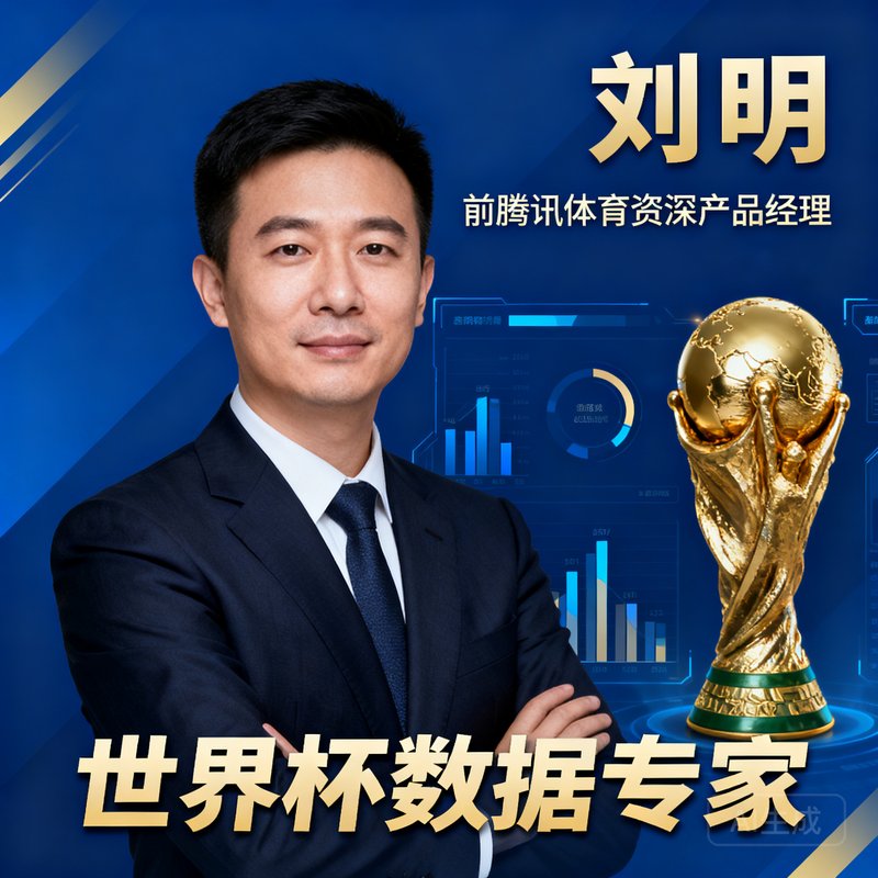 CEO刘明,前腾讯体育资深产品经理,世界杯数据专家